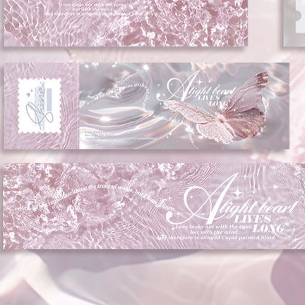 現貨✨ 【文創Set．原創高級灰紫粉】 夏日文靜-規格圖1