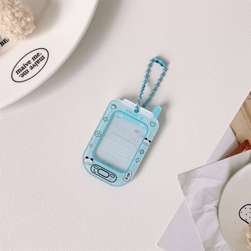 現貨速出🚚『壓克力．證件照硬卡套』⋯ 韓版y2k迷你相機 證件照卡套 （含吊飾）-規格圖4