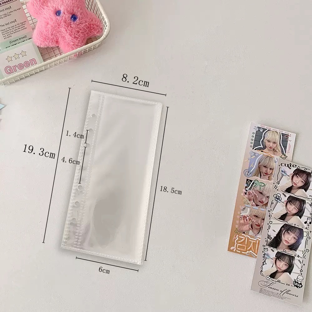 現貨速出🚚『PVC．相冊』⋯ 人生四格/拍貼機 6孔專用相冊 19.5x10.5x2.5cm（含內頁10張）-規格圖3