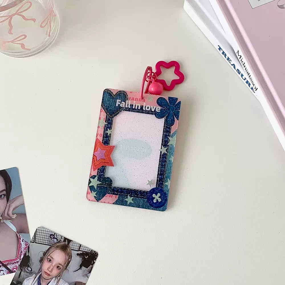 現貨速出🚚『壓克力卡套』⋯ Ins插圖雜誌風 壓克力卡套（含梅花扣）-規格圖3