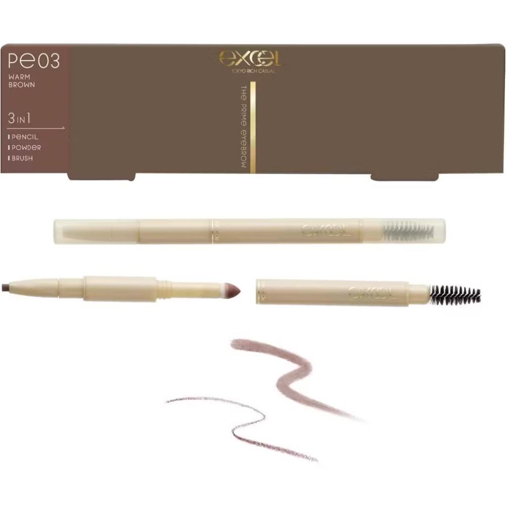 🇯🇵Excel 三合一持久造型眉筆 新版本-規格圖3
