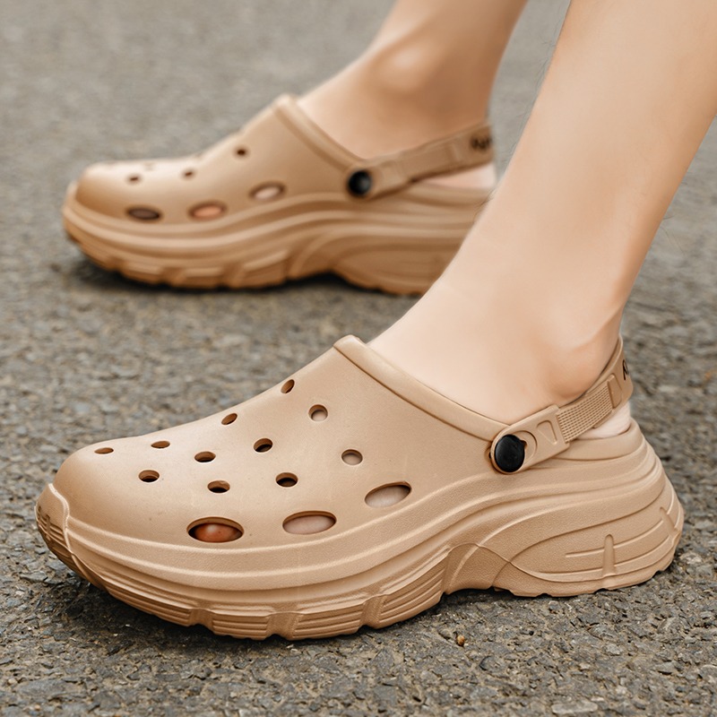 聯動好物✨足遠洞洞鞋椰子鞋男 超輕量防水止滑涼鞋拖鞋大尺碼 踩屎感 兩穿鞋 戶外休閒運動鞋 男士懶人鞋-細節圖9