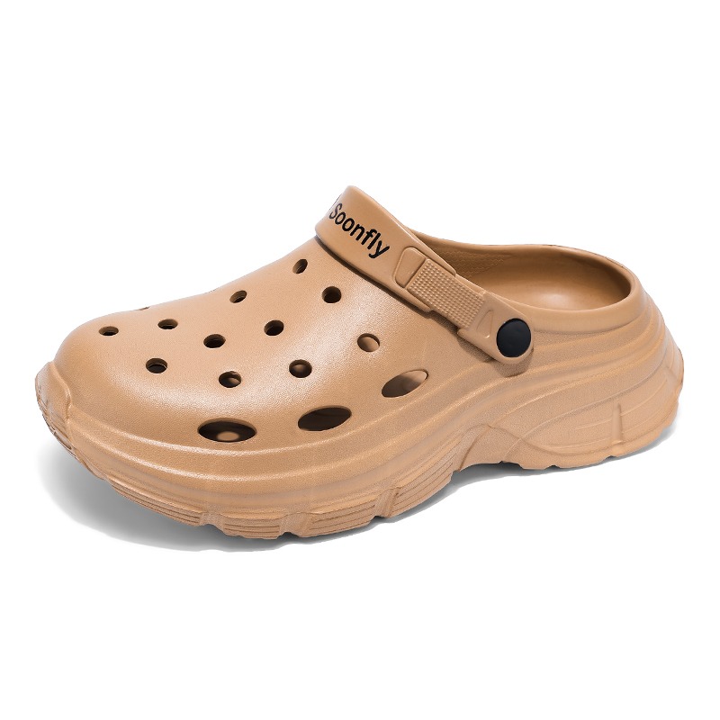 聯動好物✨足遠洞洞鞋椰子鞋男 超輕量防水止滑涼鞋拖鞋大尺碼 踩屎感 兩穿鞋 戶外休閒運動鞋 男士懶人鞋-規格圖9