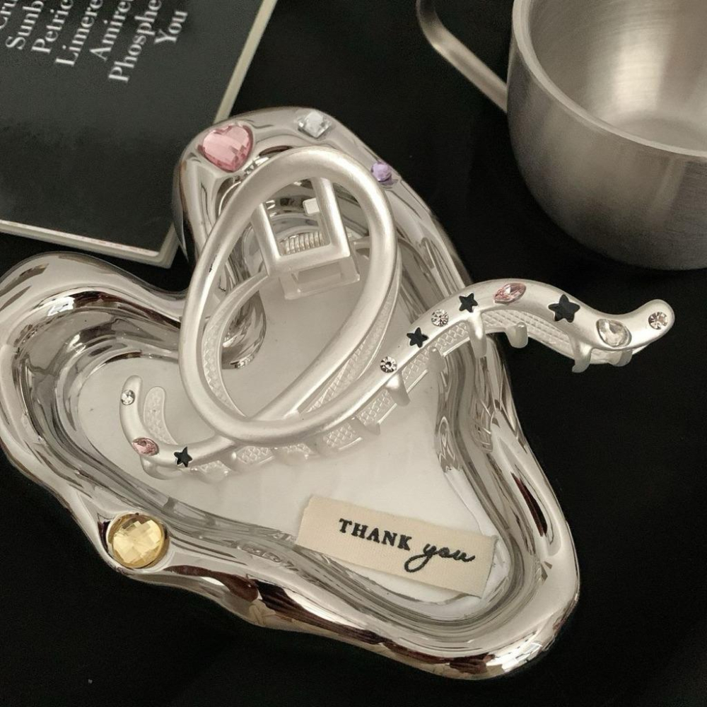 MU 現貨 星星波浪鯊魚夾-細節圖2