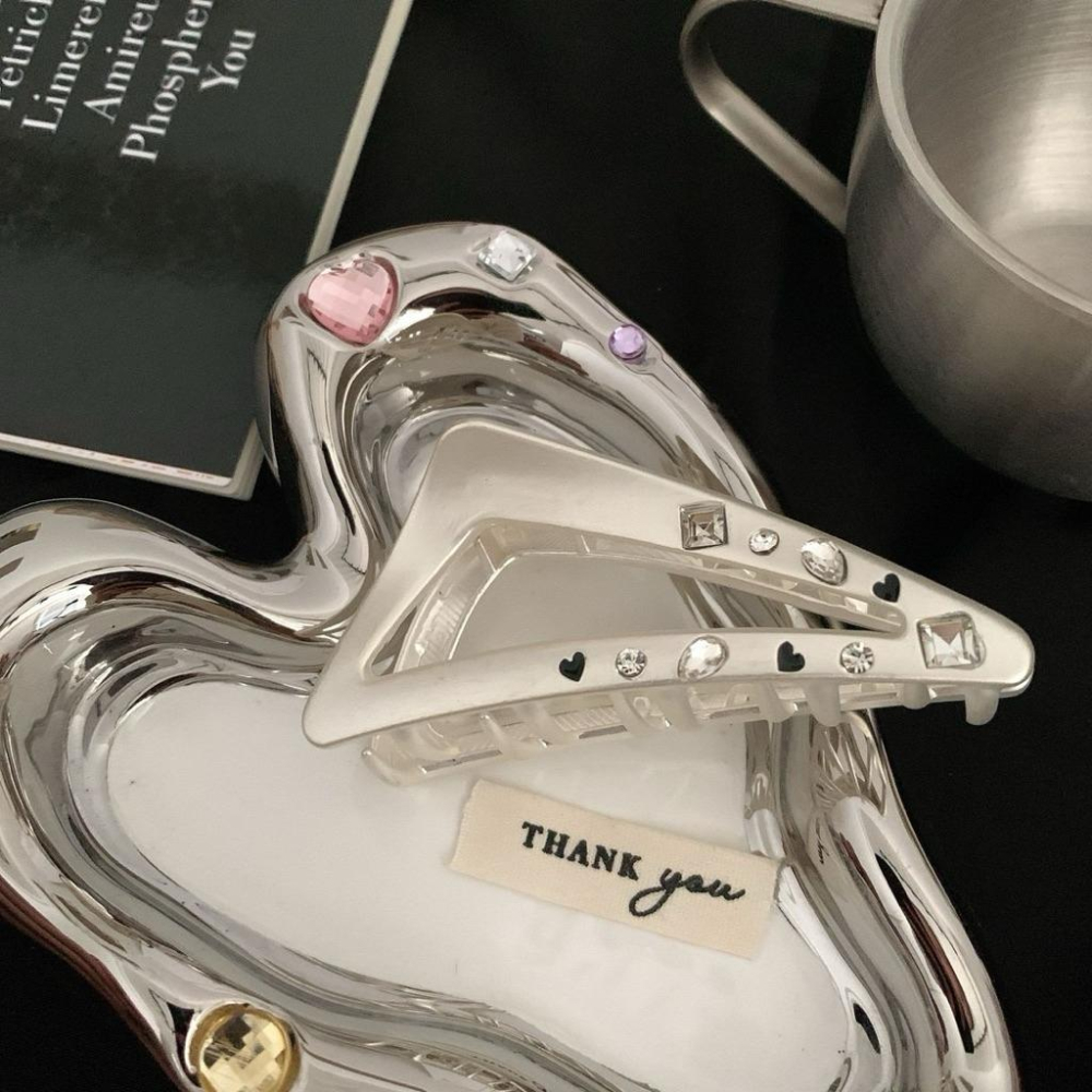 MU 現貨 星星波浪鯊魚夾-細節圖3