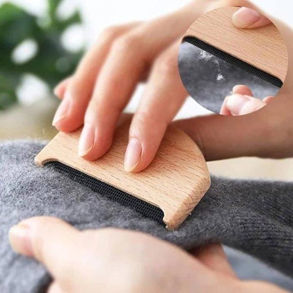 MU 現貨 【荷蘭Mooi Cadeautje】質感頂級衣物毛球梳-細節圖3