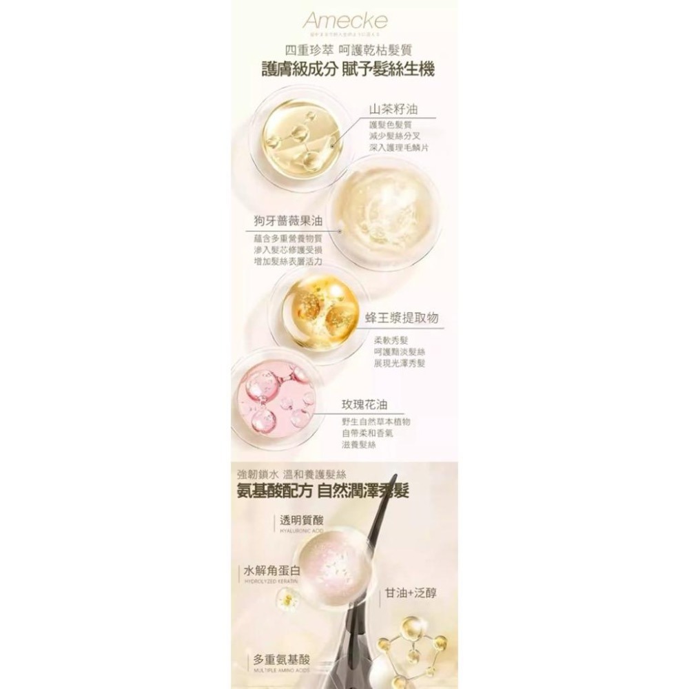 MU 現貨 【日本AMECKE】黑科技蒸氣髮膜-細節圖4