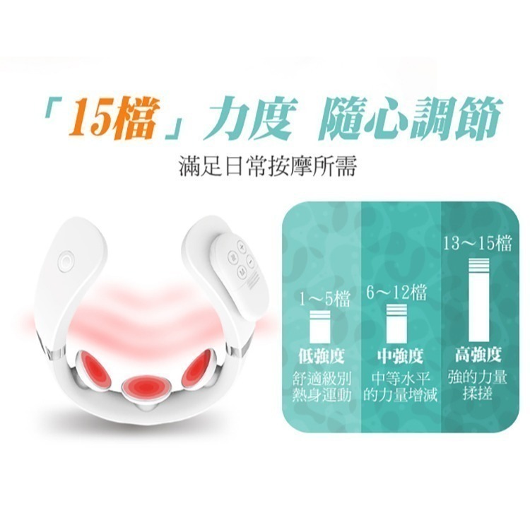 【全新 - 特價優惠】CONCERN 康生健康科技 - 筋舒福頸椎熱敷按摩項圈-細節圖2
