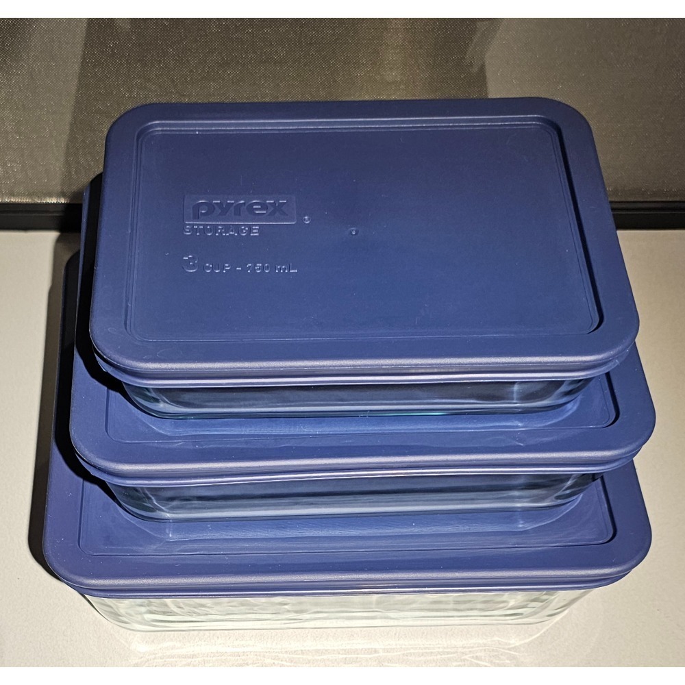 【全新特價優惠】美國康寧 Pyrex 玻璃保鮮盒含蓋-規格圖2