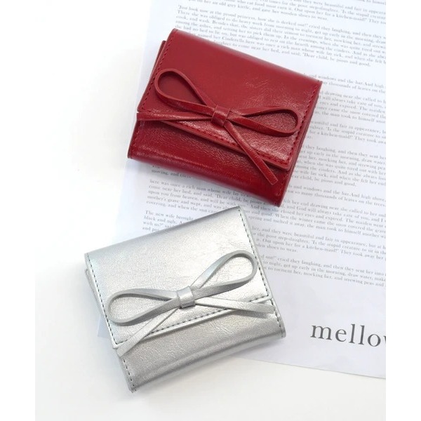 秋月堂 日本ALTROSE蝴蝶結三折短夾 6色 日本🇯🇵直送-細節圖3