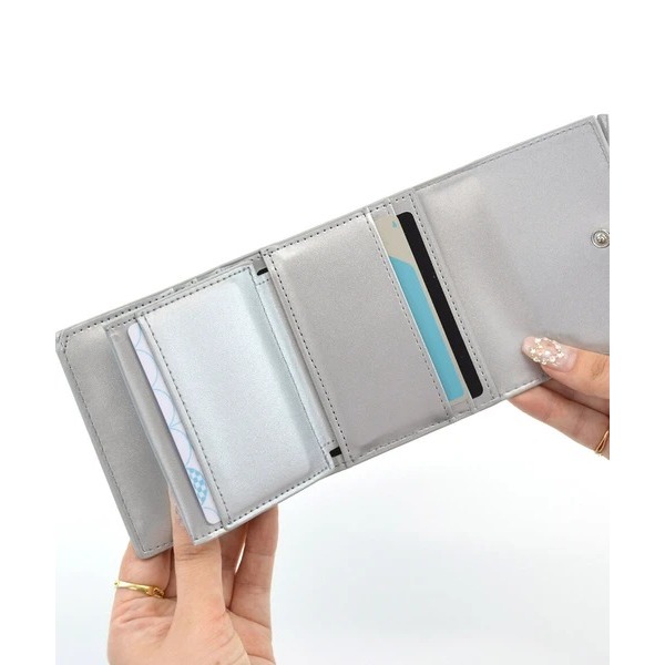 秋月堂 日本ALTROSE蝴蝶結三折短夾 6色 日本🇯🇵直送-細節圖6