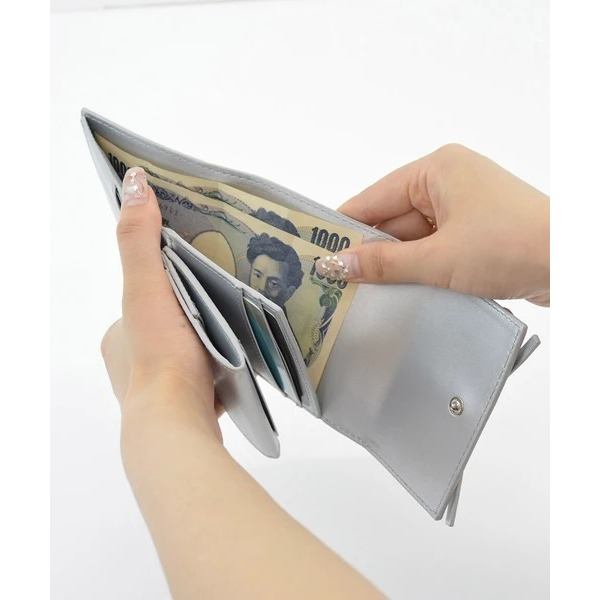 秋月堂 日本ALTROSE蝴蝶結三折短夾 6色 日本🇯🇵直送-細節圖8