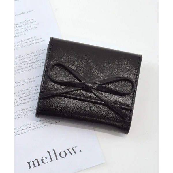 秋月堂 日本ALTROSE蝴蝶結三折短夾 6色 日本🇯🇵直送-細節圖10