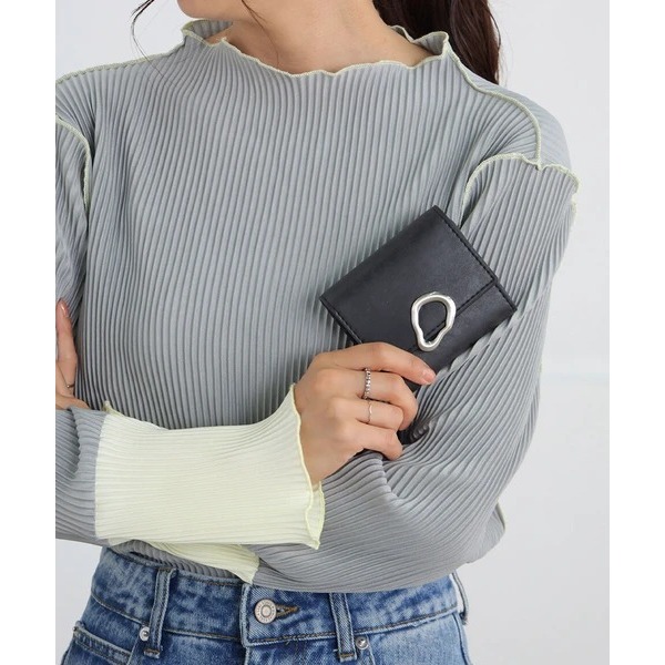 秋月堂 黑色現貨+預購 日本ALTROSE復古設計三折錢包 短夾 3色 日本🇯🇵直送-細節圖7