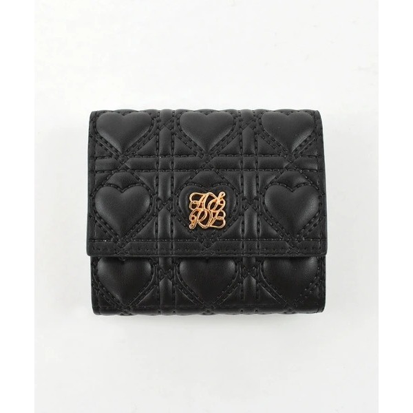 秋月堂 日本ALTROSE心形絎縫三折錢包 短夾 4色 日本🇯🇵直送-規格圖11