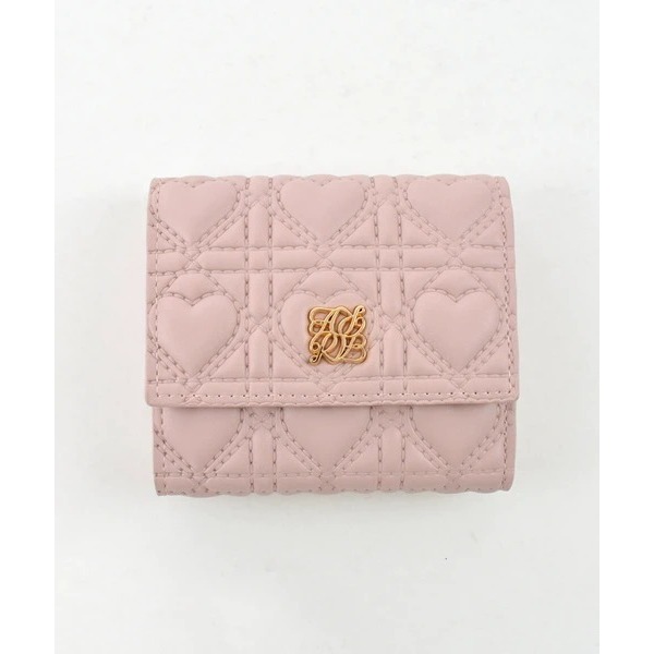 秋月堂 日本ALTROSE心形絎縫三折錢包 短夾 4色 日本🇯🇵直送-規格圖11