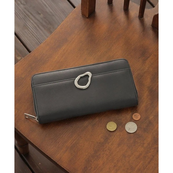 秋月堂 日本ALTROSE復古仿麂皮設計長夾 3色 日本🇯🇵直送-細節圖7