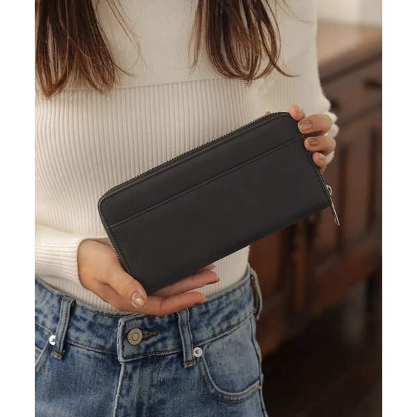 秋月堂 日本ALTROSE復古仿麂皮設計長夾 3色 日本🇯🇵直送-細節圖9