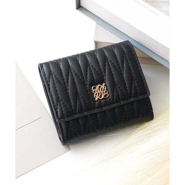 秋月堂 日本ALTROSE絎縫皺褶三折錢包 短夾 5色 日本🇯🇵直送-細節圖6