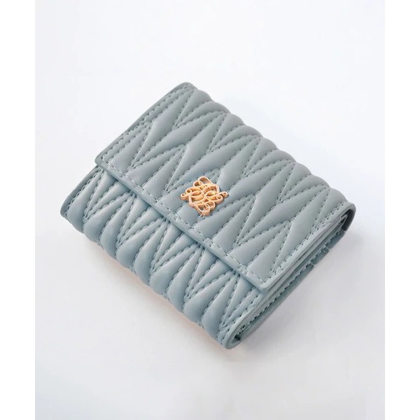 秋月堂 日本ALTROSE絎縫皺褶三折錢包 短夾 5色 日本🇯🇵直送-規格圖11