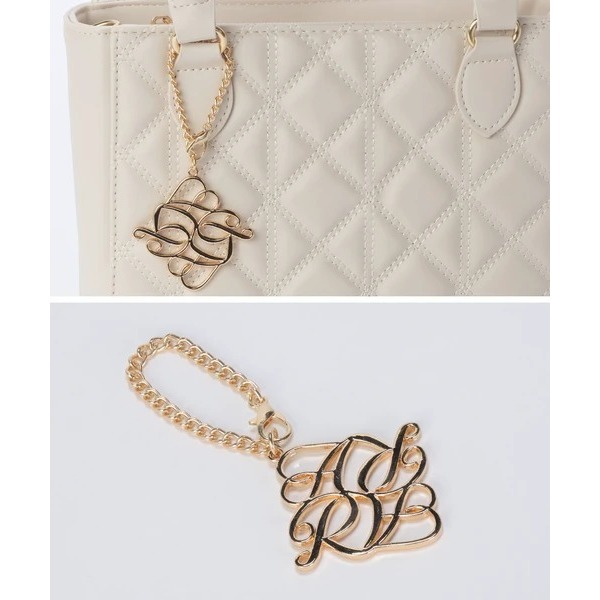 秋月堂 日本ALTROSE菱格絎縫硬盒托特包 手提包 肩背包 2色 日本🇯🇵直送-細節圖8