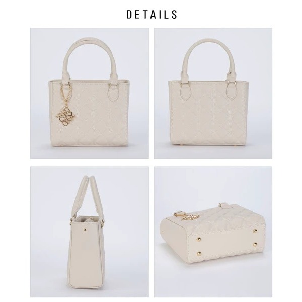 秋月堂 日本ALTROSE菱格絎縫硬盒托特包 手提包 肩背包 2色 日本🇯🇵直送-細節圖11