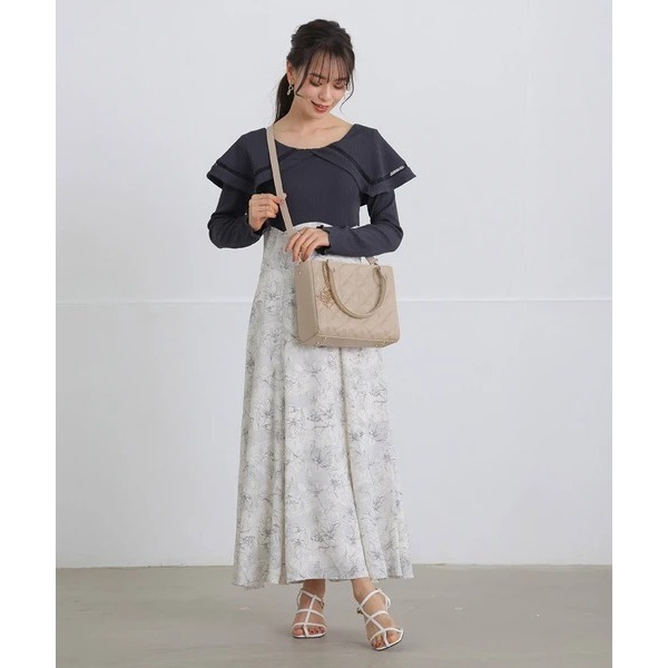 秋月堂 日本ALTROSE菱格絎縫硬盒托特包 手提包 肩背包 2色 日本🇯🇵直送-規格圖11