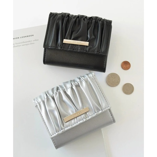 秋月堂 日本ALTROSE皺褶三折錢包 短夾 4色 日本🇯🇵直送-細節圖4