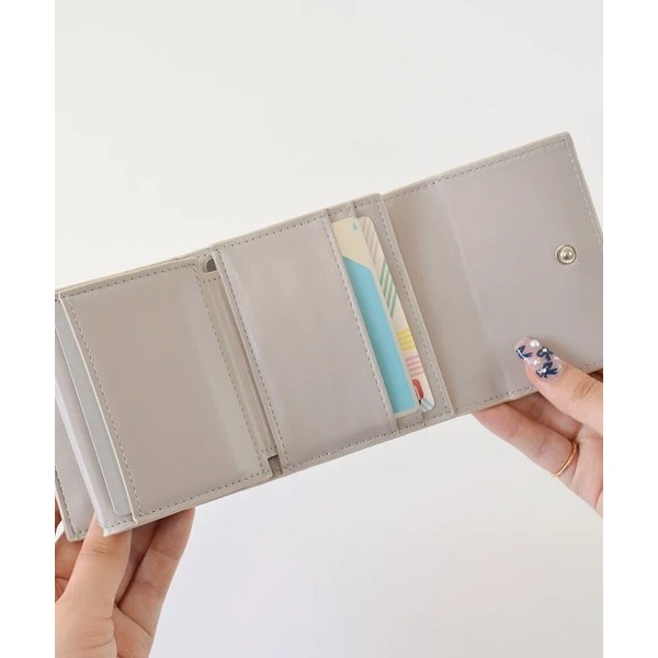 秋月堂 日本ALTROSE皺褶三折錢包 短夾 4色 日本🇯🇵直送-細節圖7