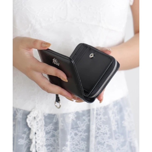 秋月堂 日本ALTROSE標誌拉鍊雙折錢包 短夾 4色 日本🇯🇵直送-細節圖9