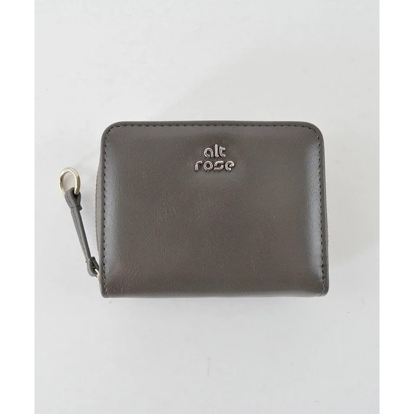 秋月堂 日本ALTROSE標誌拉鍊雙折錢包 短夾 4色 日本🇯🇵直送-規格圖11