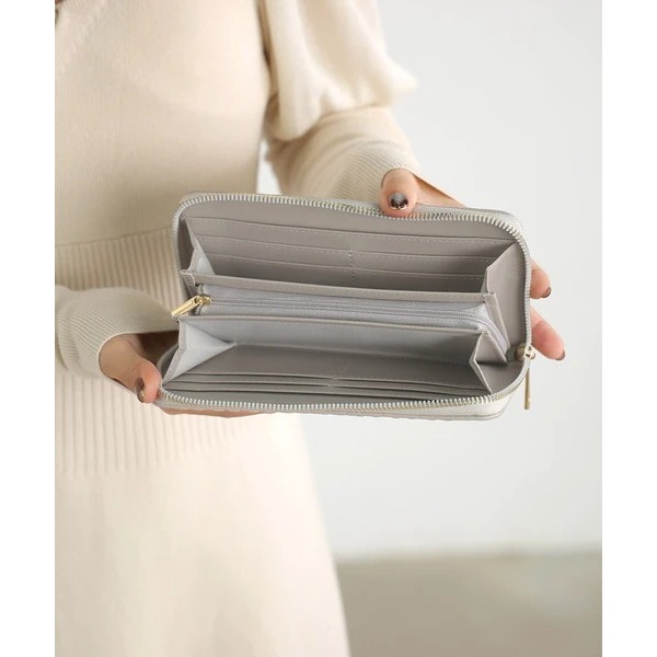 秋月堂 日本ALTROSE絎縫大容量長皮夾 5色 日本🇯🇵直送-細節圖9