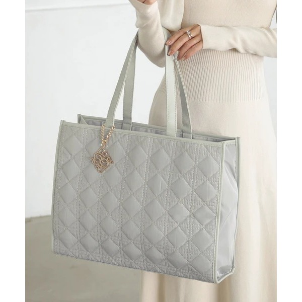 秋月堂 日本ALTROSE大容量輕便尼龍絎縫手提包 3色 日本🇯🇵直送-細節圖4