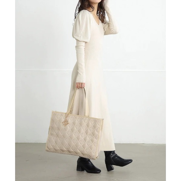 秋月堂 日本ALTROSE大容量輕便尼龍絎縫手提包 3色 日本🇯🇵直送-細節圖7