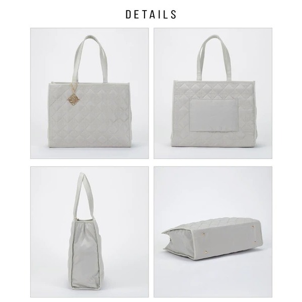 秋月堂 日本ALTROSE大容量輕便尼龍絎縫手提包 3色 日本🇯🇵直送-細節圖11