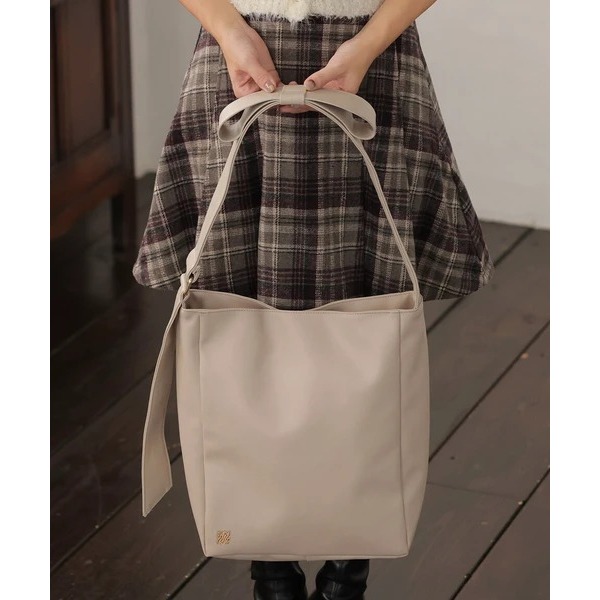 秋月堂 日本ALTROSE緞帶A4尺寸手提包 3色 日本🇯🇵直送-細節圖3