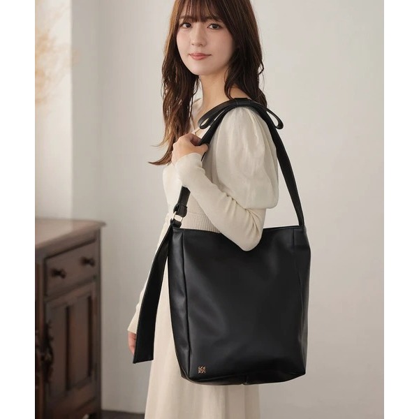 秋月堂 日本ALTROSE緞帶A4尺寸手提包 3色 日本🇯🇵直送-細節圖5