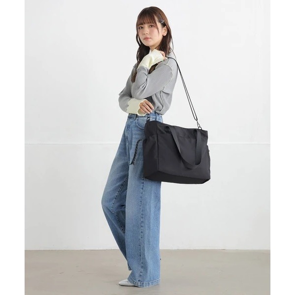 秋月堂 日本ALTROSE尼龍兩用托特包 肩背包 大容量 3色 日本🇯🇵直送-細節圖4