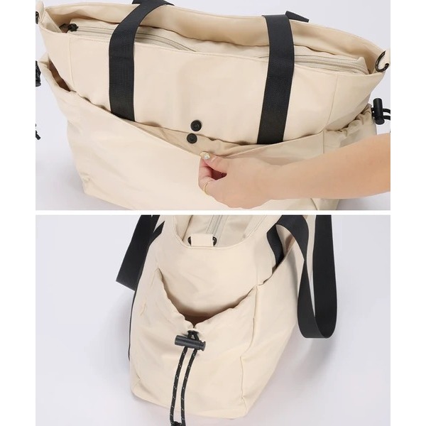 秋月堂 日本ALTROSE尼龍兩用托特包 肩背包 大容量 3色 日本🇯🇵直送-細節圖8