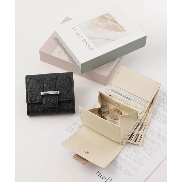 秋月堂 日本ALTROSE設計感三折錢包 短夾 5色 日本🇯🇵直送-細節圖3