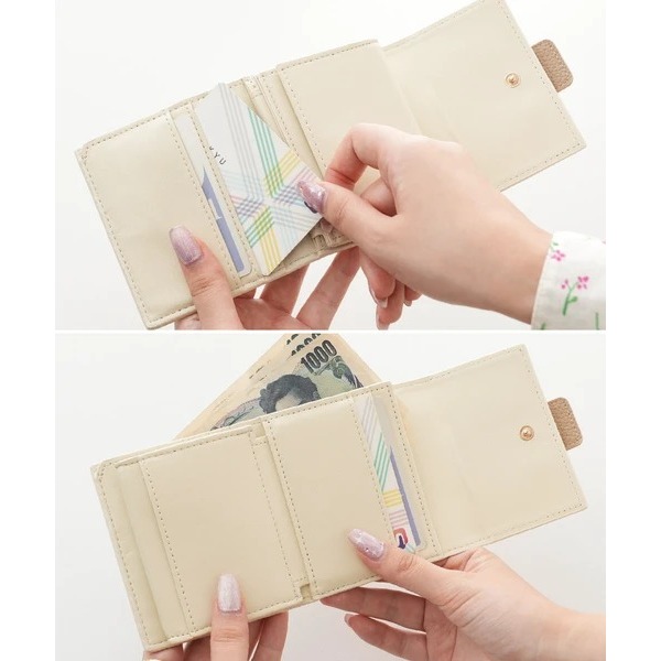 秋月堂 日本ALTROSE設計感三折錢包 短夾 5色 日本🇯🇵直送-細節圖8