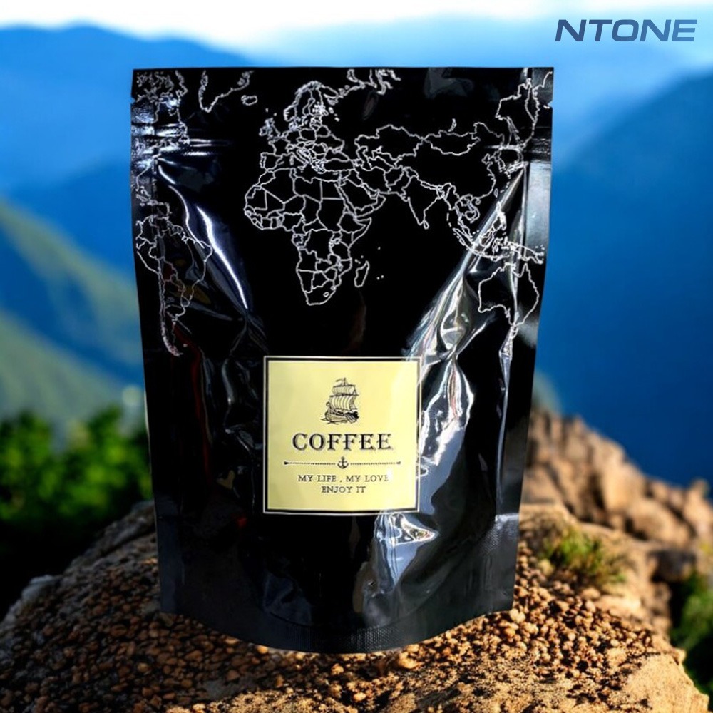 台灣NTONE(10入1份) 公版袋半磅氣閥咖啡袋 半磅咖啡袋 帶夾鏈 自封帶氣閥咖啡袋 彩色印刷[D68040]-規格圖6