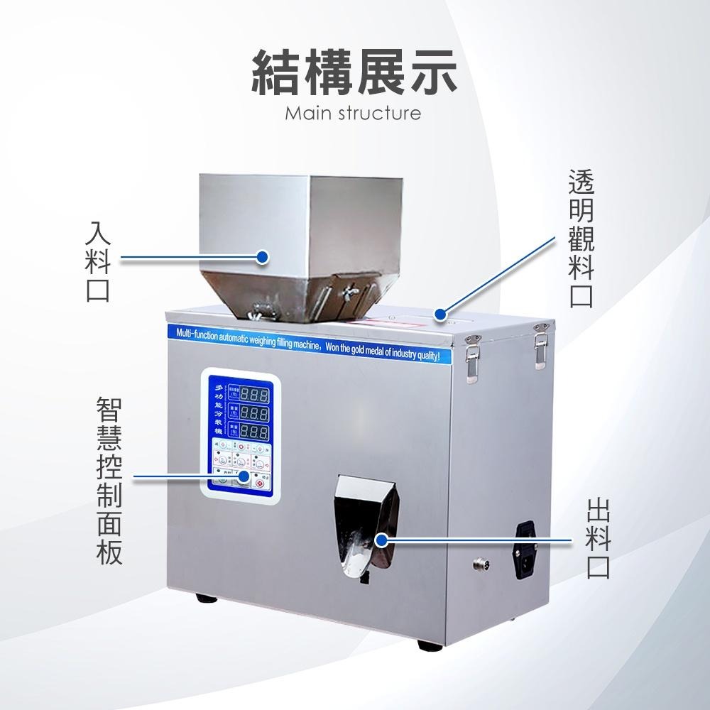 [恩特萬]台灣保固1年 粉狀顆粒兩用自動定量分裝機 電壓110V智能精密秤重 分料 分裝[A03]-細節圖5