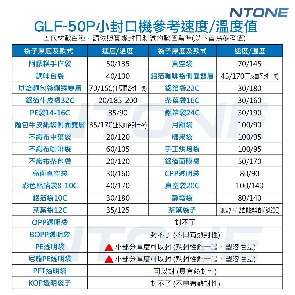 [恩特萬]2026新款 金屬白小型封口機(GLF-50) 台灣正版繁中介面(保固一年)(110V)[A2362901]-細節圖9