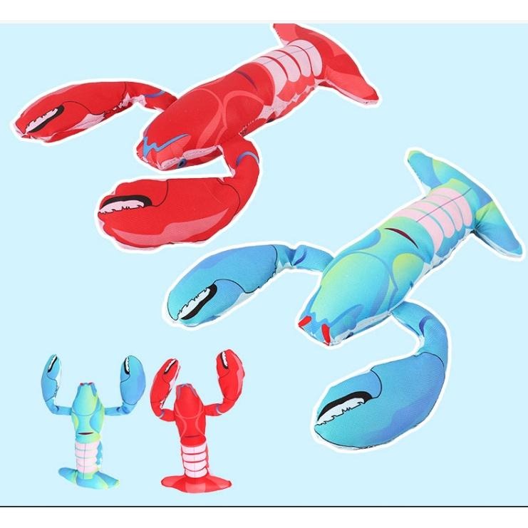 龍蝦牛津布發聲玩具 狗狗陪伴發泄玩具-細節圖2