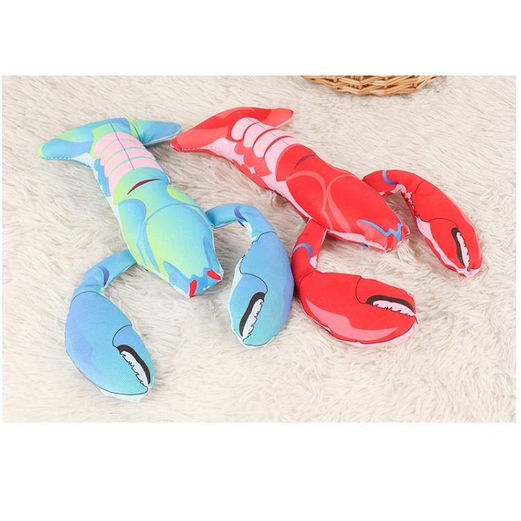 龍蝦牛津布發聲玩具 狗狗陪伴發泄玩具-細節圖4