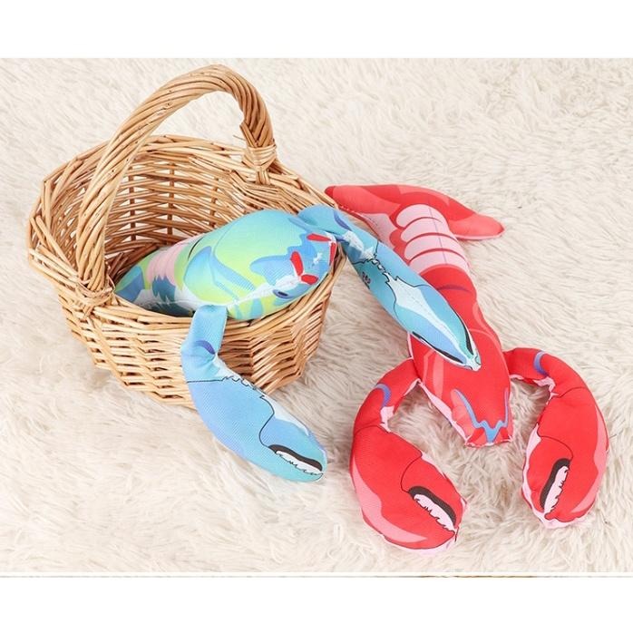 龍蝦牛津布發聲玩具 狗狗陪伴發泄玩具-細節圖5