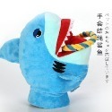 狗狗互動發聲玩具~鯊魚手套~有趣好玩-規格圖4