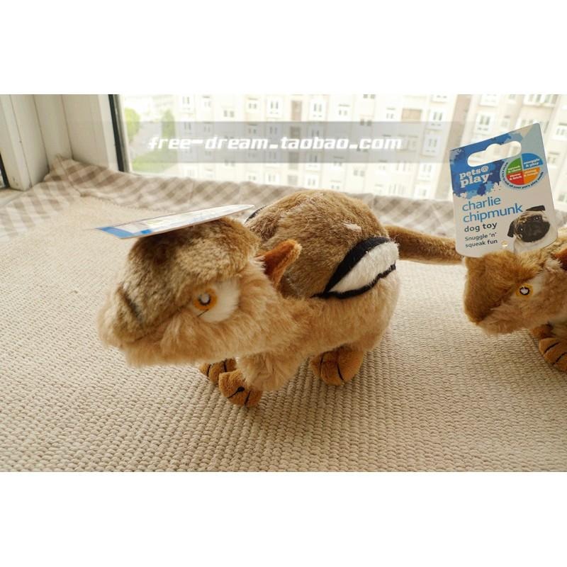 仿真松鼠寵物玩具 金花鼠發聲玩具 狗狗好玩玩具-細節圖3