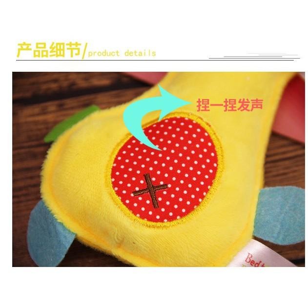 寵物發聲玩具 猴子，恐龍，小鹿內置搖鈴寵物毛絨玩具-細節圖3